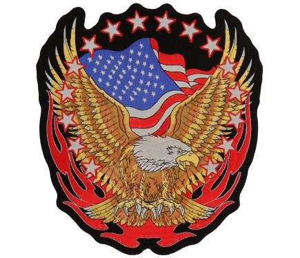 Reflective Large Eagle Patch | Eagle Patches -TheCheapPlace