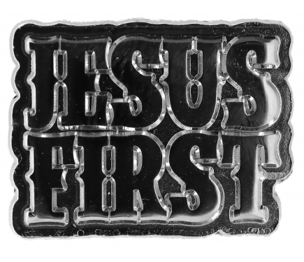 Jesus Cross Patch -Small Rectangular  Embroidered Patches by Ivamis Patches