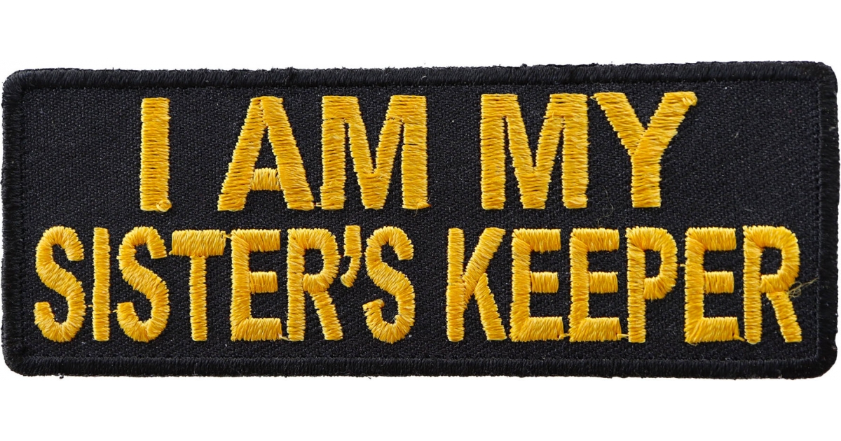 I am my Sister's Keeper Patch in Yellow by Ivamis Patches