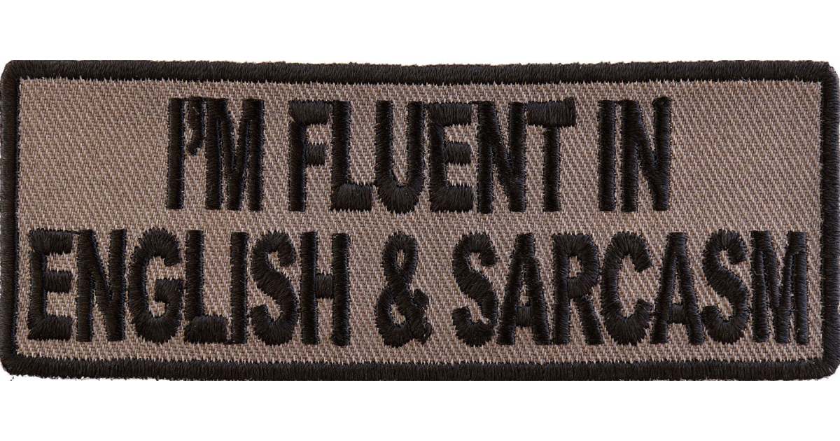 I'm Allergic To Stupidity I Break Out In Sarcasm Funny Iron on Patch - Iron  on Funny Patches by Ivamis Patches
