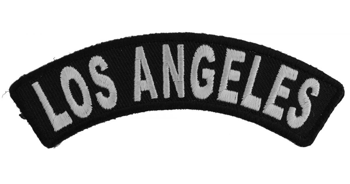 LOS ANGELES City View Embroidery Clothing Iron on Patch