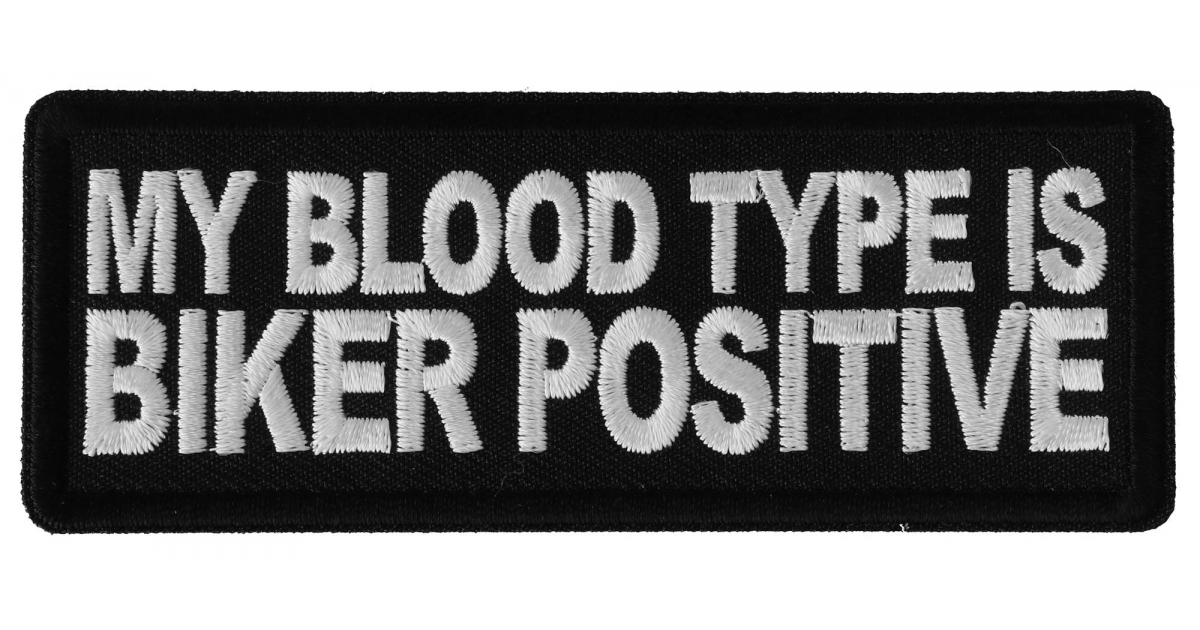 B Negative Blood Type Patch, Iron on Patch, Embroidered by Ivamis