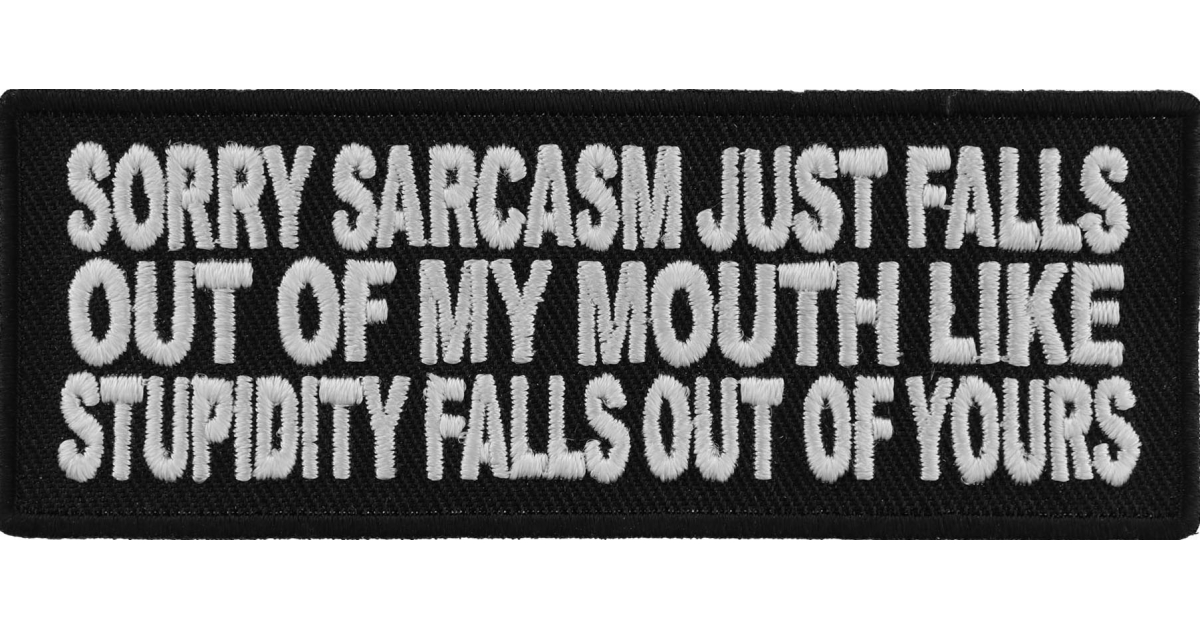 Powered By Sarcasm and Coffee Patch by Ivamis Patches