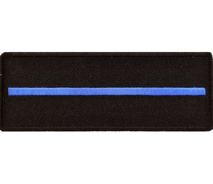 Thin Blue Line Patch For Law Enforcement | Embroidered Patches by ...