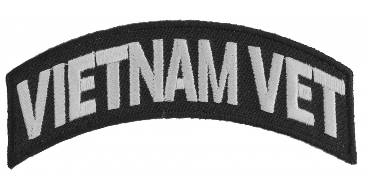 Vietnam Vet Patch White Rocker Us Military Vietnam Veteran Patches By Ivamis Patches