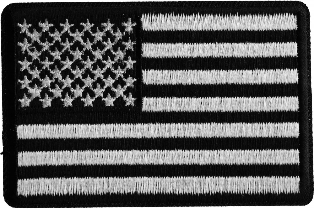 black-and-white-american-flag-patch-by-ivamis-patches