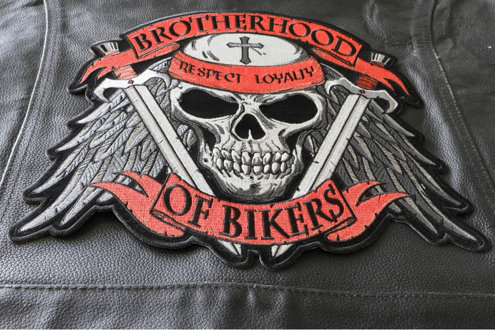 Sexy Biker Patch, Large Back Patches for Jackets and Vests 