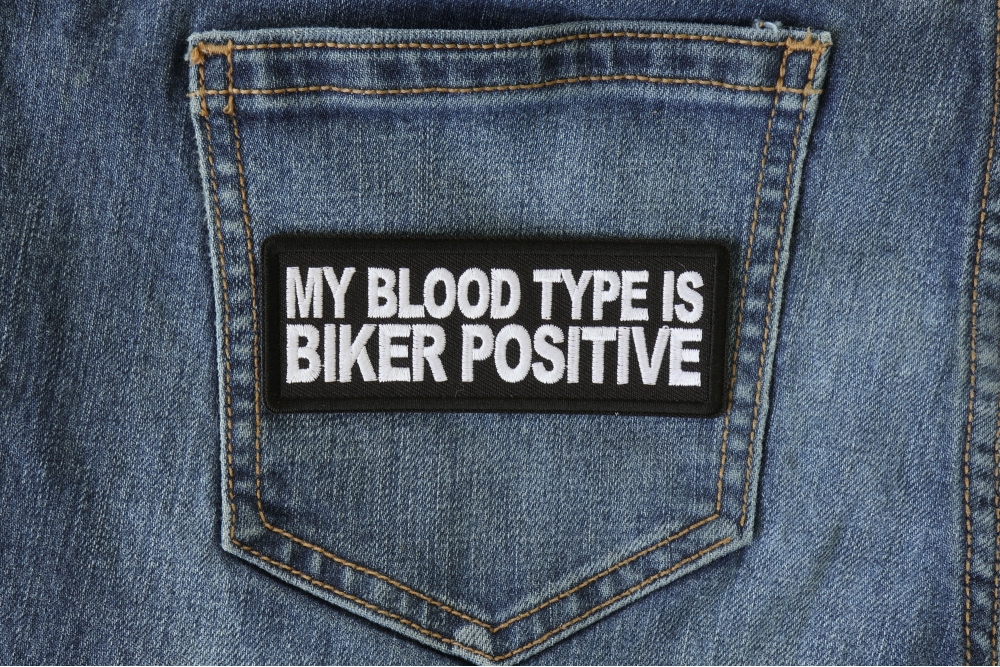 B Negative Blood Type Patch, Iron on Patch, Embroidered by Ivamis