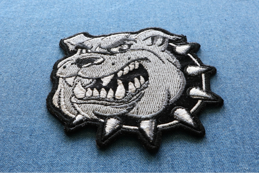 Football Dog Iron on Patch, Patches, Football Patches Iron on ,embroidered  Patch Iron, Patches for Jacket ,logo Back Patch, 