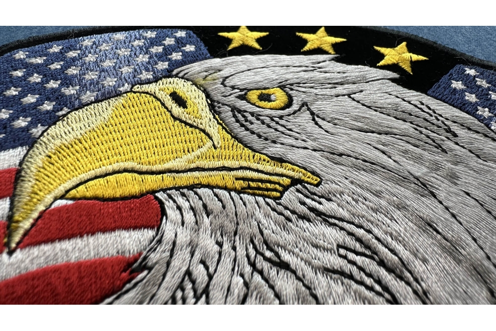 Large Bald Eagle Embroidered Patch