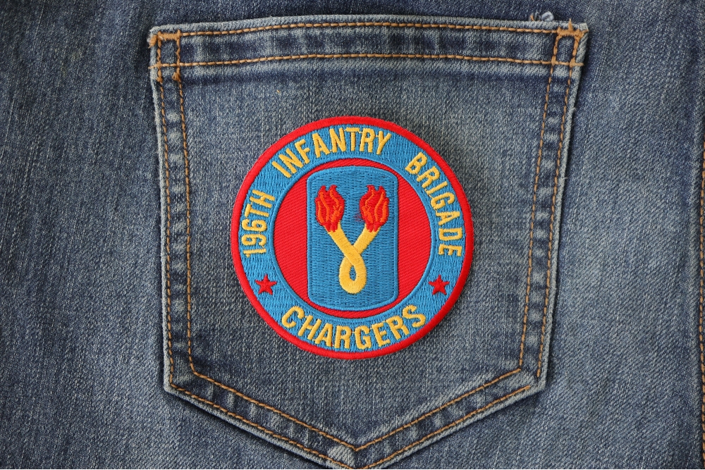 196th Infantry Brigade Patch Chargers by Ivamis Patches