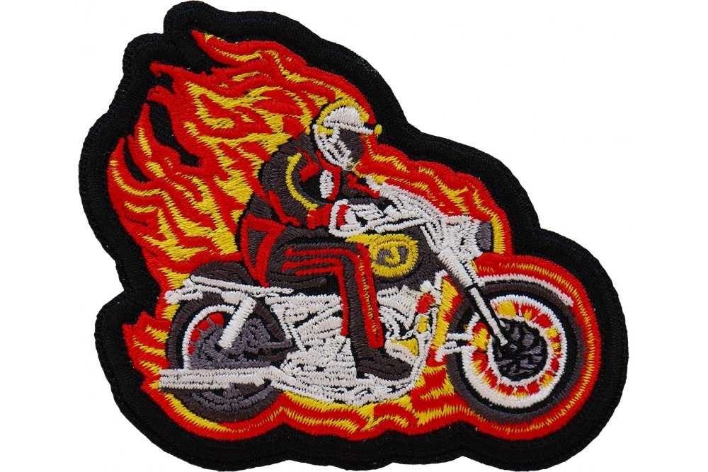 Firemen Biker Patch Embroidered by Ivamis Patches