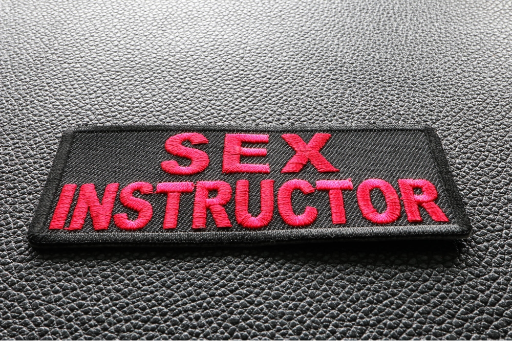 Sex Instructor Patch Funny Patches For Adults By Ivamis Patches