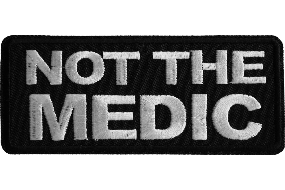 not-the-medic-iron-on-patch-by-ivamis-patches