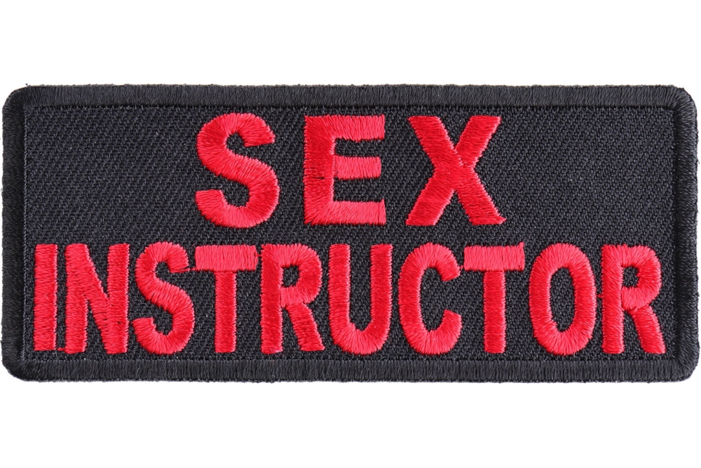 Sex Instructor Patch Funny Patches For Adults By Ivamis Patches