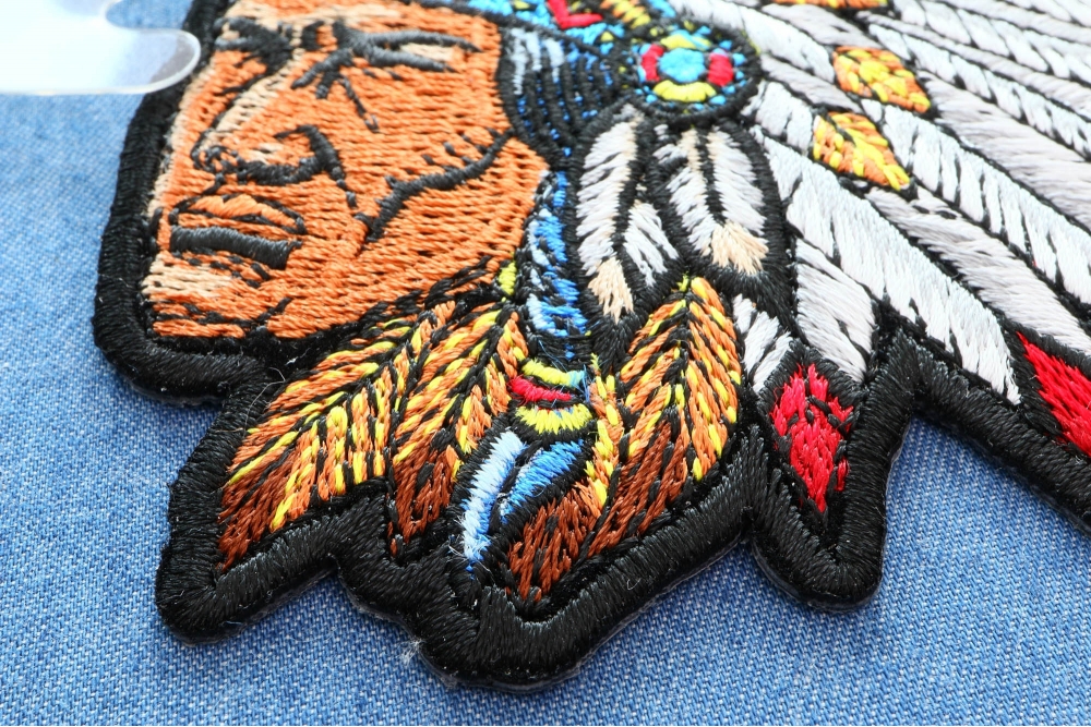 Indian Chief Patch for Jackets by Ivamis Patches