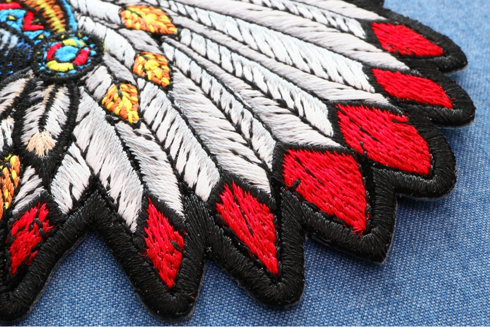 Indian Chief Patch for Jackets by Ivamis Patches