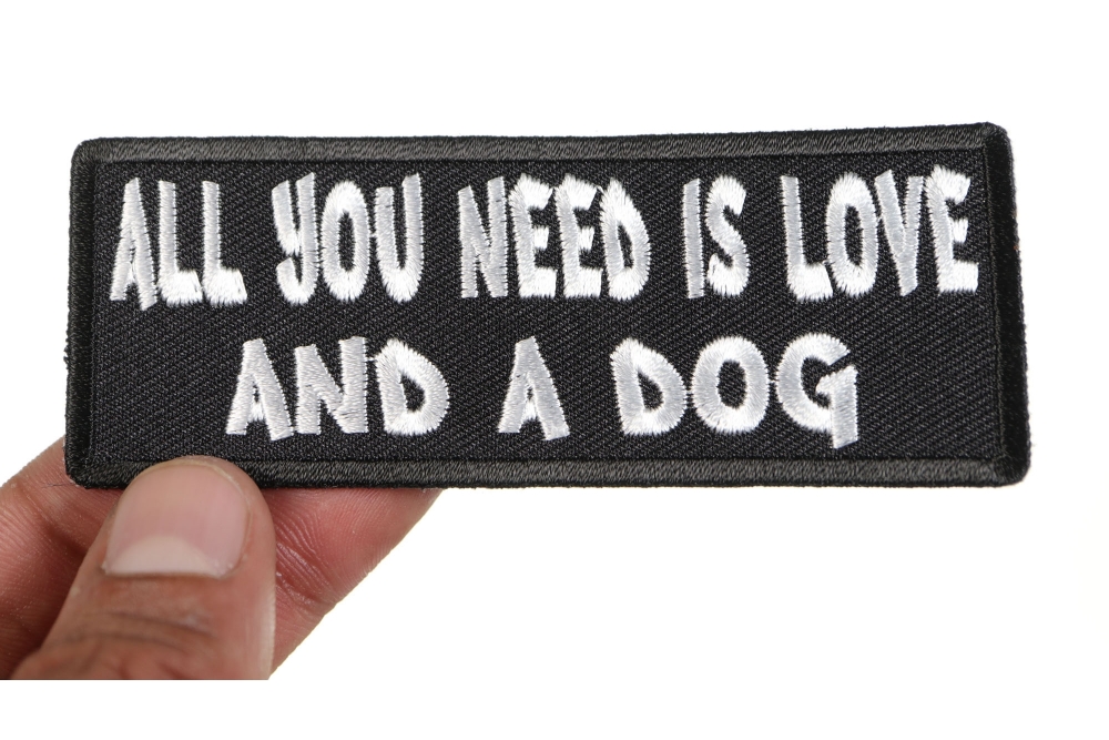 All You Need is Love And a Dog Patch by Ivamis Patches