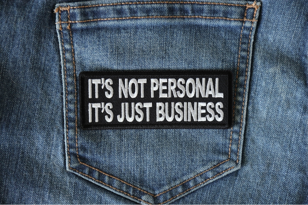 It's Not Personal It's Just Business Patch by Ivamis Patches