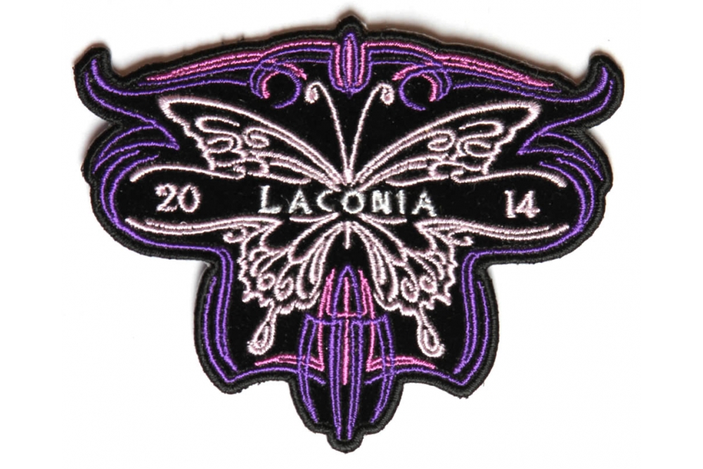 Laconia 2014 Patch Purple Butterfly by Ivamis Patches