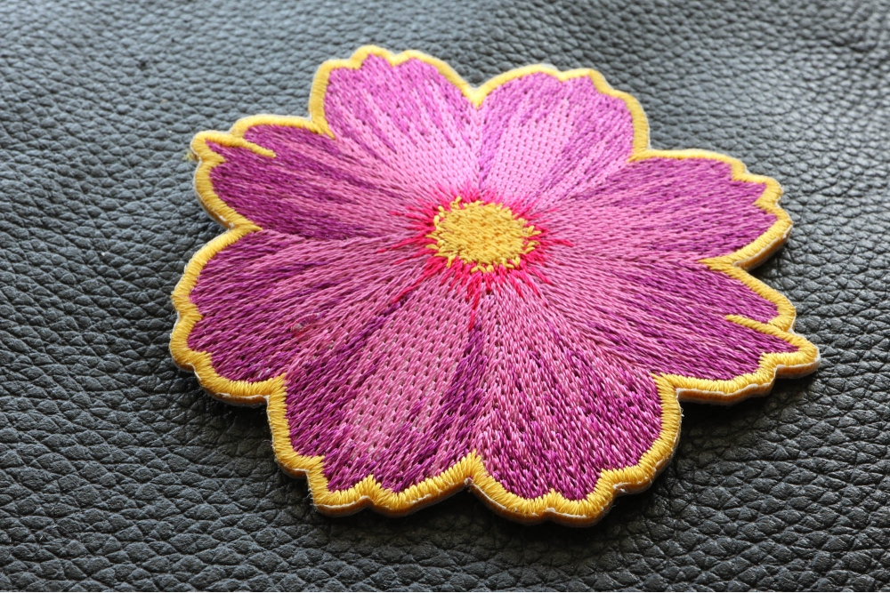 Pink and Green Flower Patch by Ivamis Patches