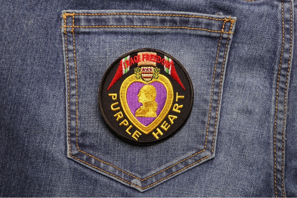 Iraqi Freedom Purple Heart Patch 