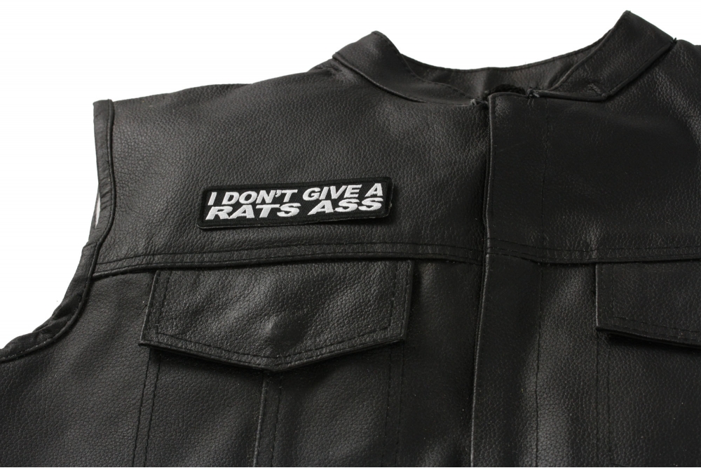 I Dont Give A Rats Ass Patch by Ivamis Patches