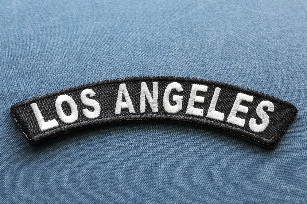 LOS ANGELES City View Embroidery Clothing Iron on Patch