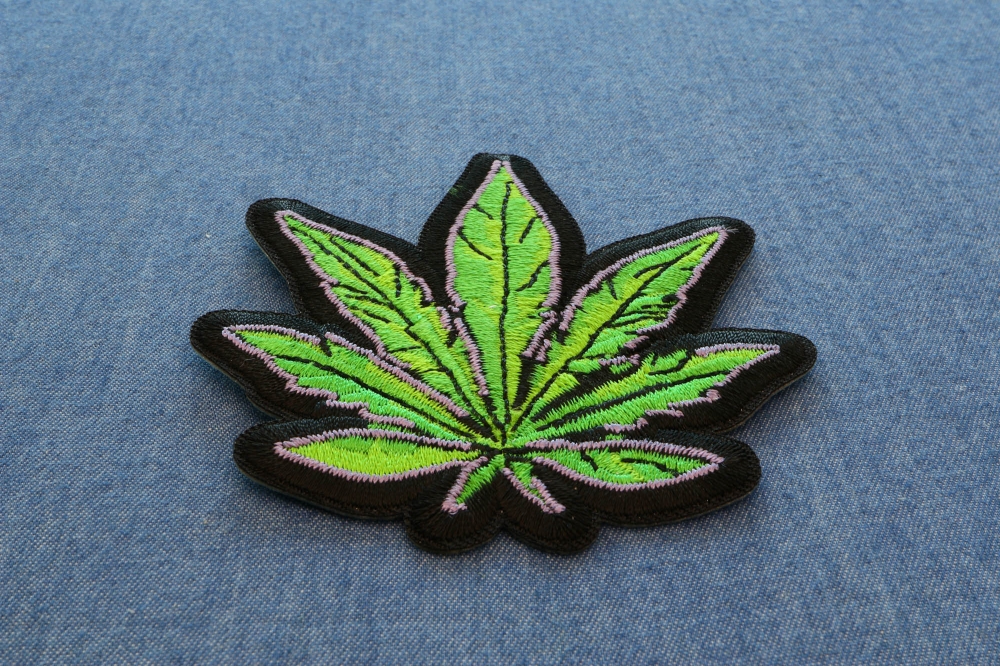 Pot Leaf Iron on Patch by Ivamis Patches