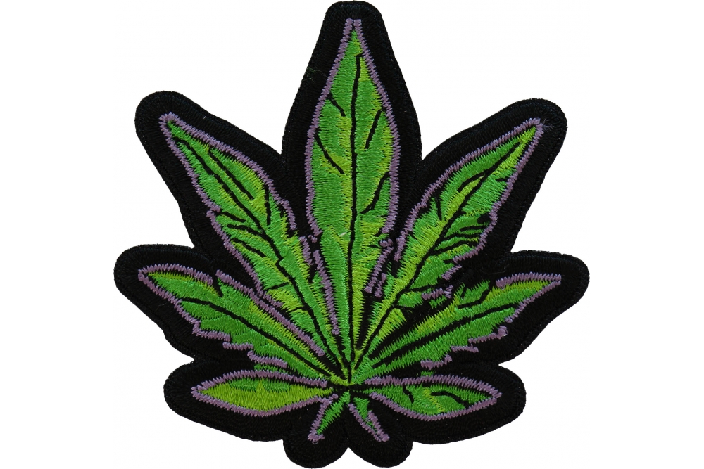 Pot Leaf Iron on Patch by Ivamis Patches