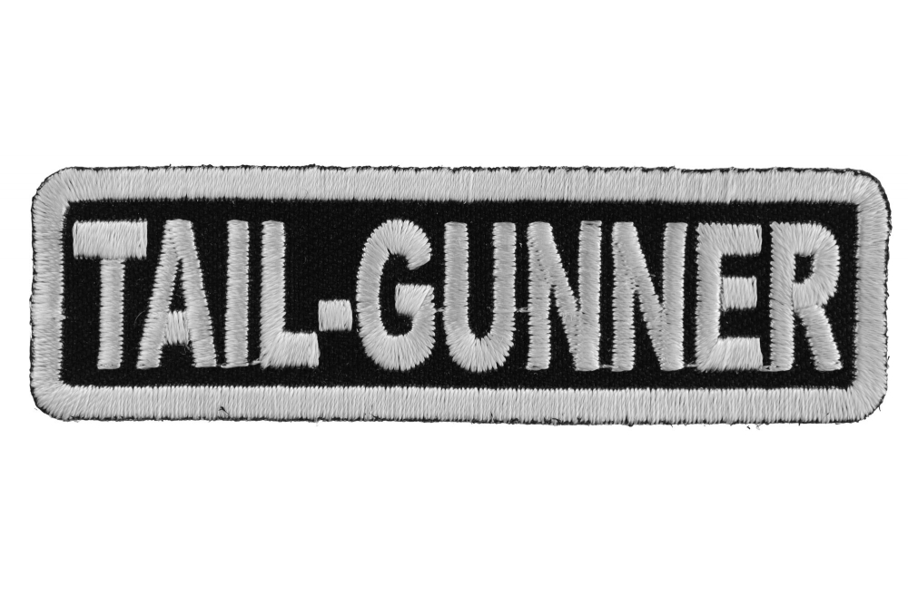 Tail Gunner Patch, Motorcycle Club Patches for Bikers by Ivamis Patches