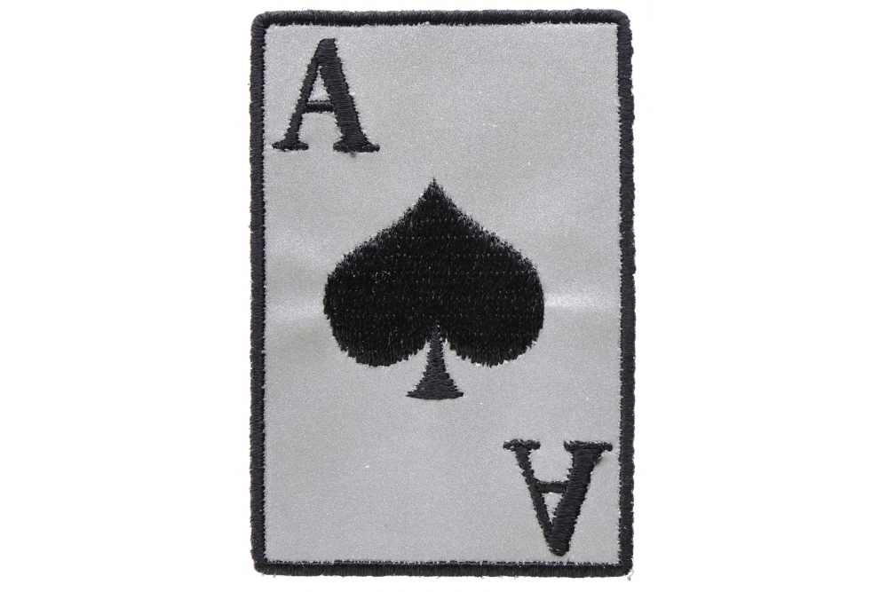 Reflective Ace Of Spades Patch | US Military Veteran Patches by Ivamis ...