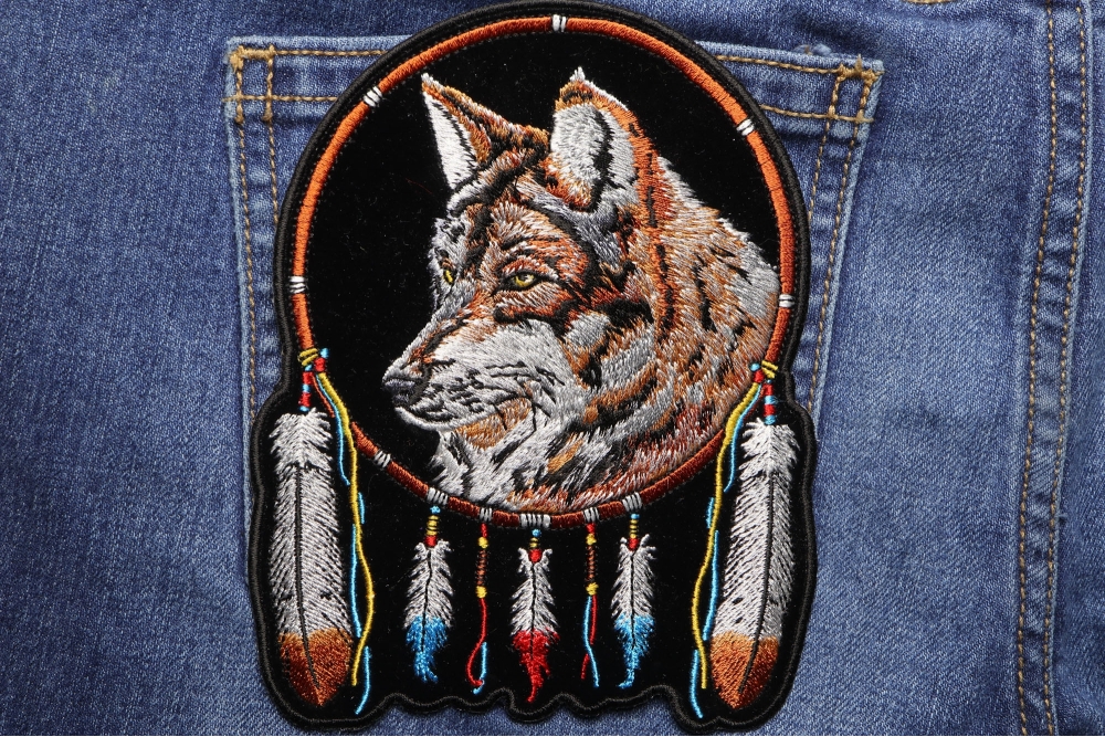 Embroidered Patches Wolf Clothes