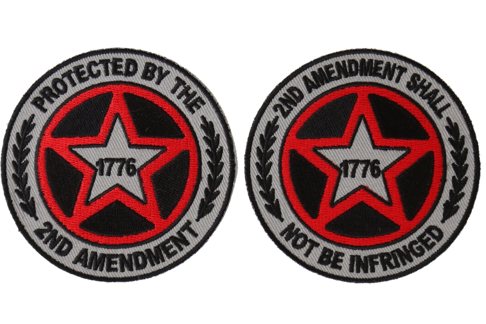 Set of 2 Second Amendment Patches