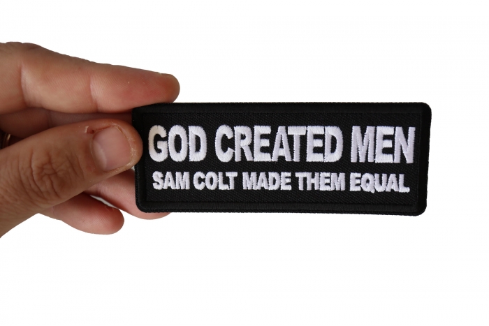 God Created Men, Sam Colt Made them Equal Patch by Ivamis Patches