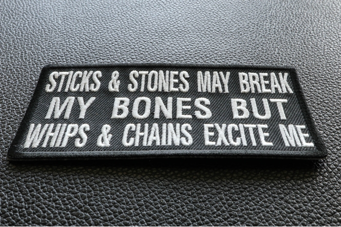 Iron On Sticks and Stones Patch | Embroidered Patches by Ivamis Patches