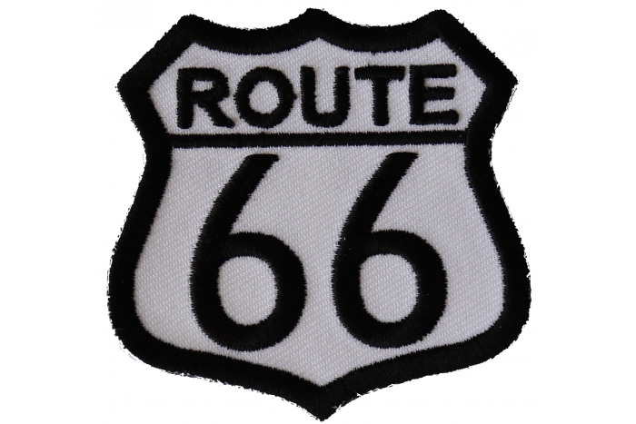 Route 66 Medium Patch - Embroidered Iron On | Embroidered Patches by ...