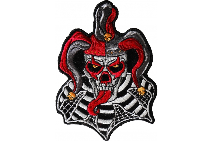 Jester Skull Patch - TheCheapPlace