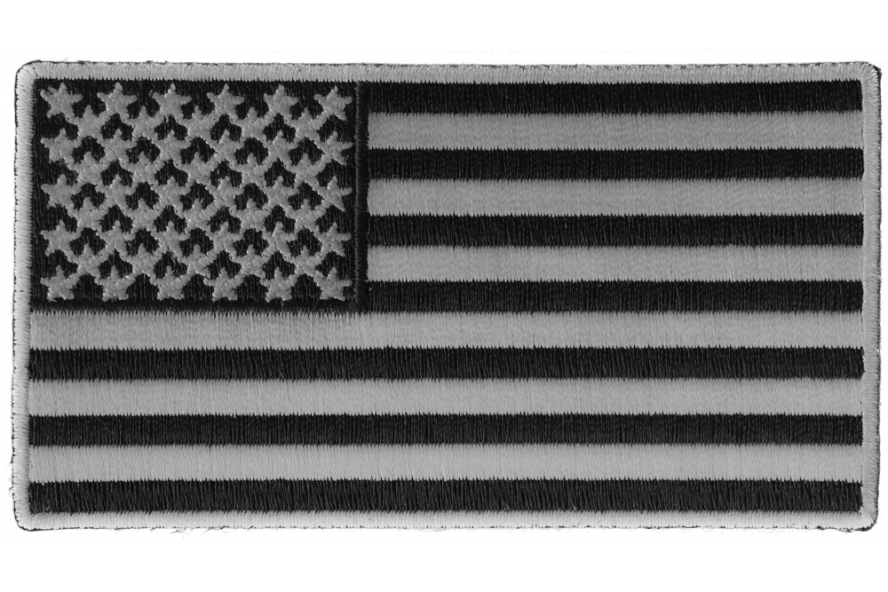 Grey American Flag Patch Meaning