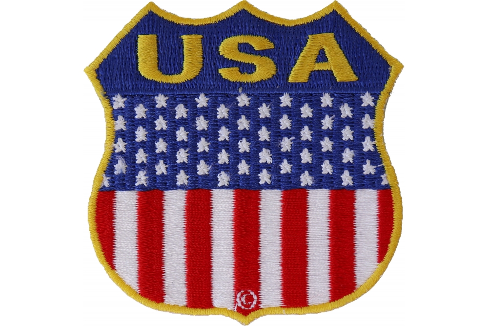 USA Shield Flag Patch | American Flag Patches -TheCheapPlace