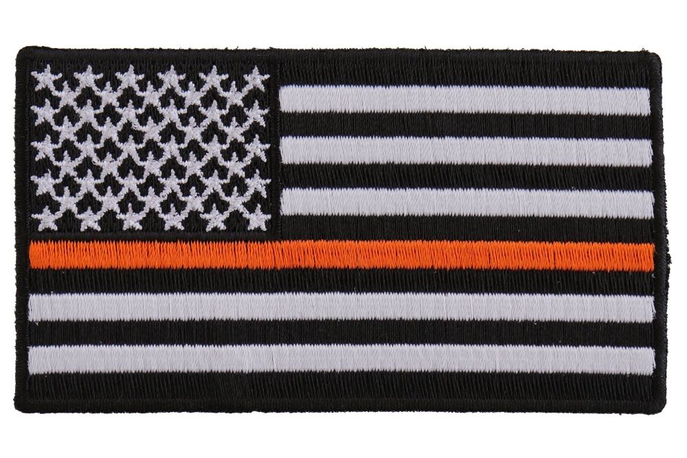 American Flag Patch - United States of America, USA 3-3/8 (Iron on)