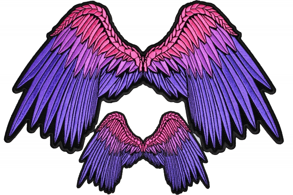 Pretty Pink Angel Wings Medium And Large Patch Angel Wing Patches Thecheapplace 2747