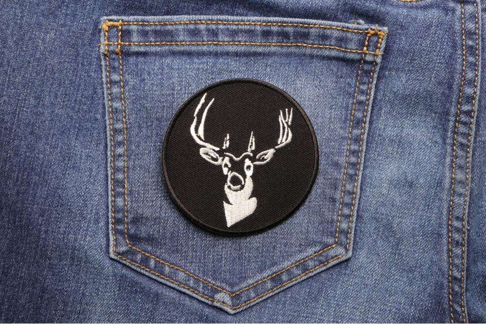 Round Deer Patch Wild Animal Patches TheCheapPlace