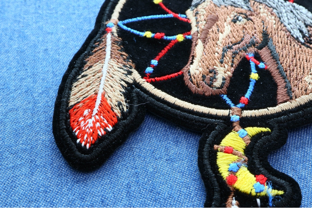 Horse in Dreamcatcher Patch, Large Ladies Back Patches for Jackets