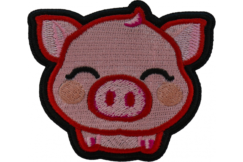 Animal face iron patch