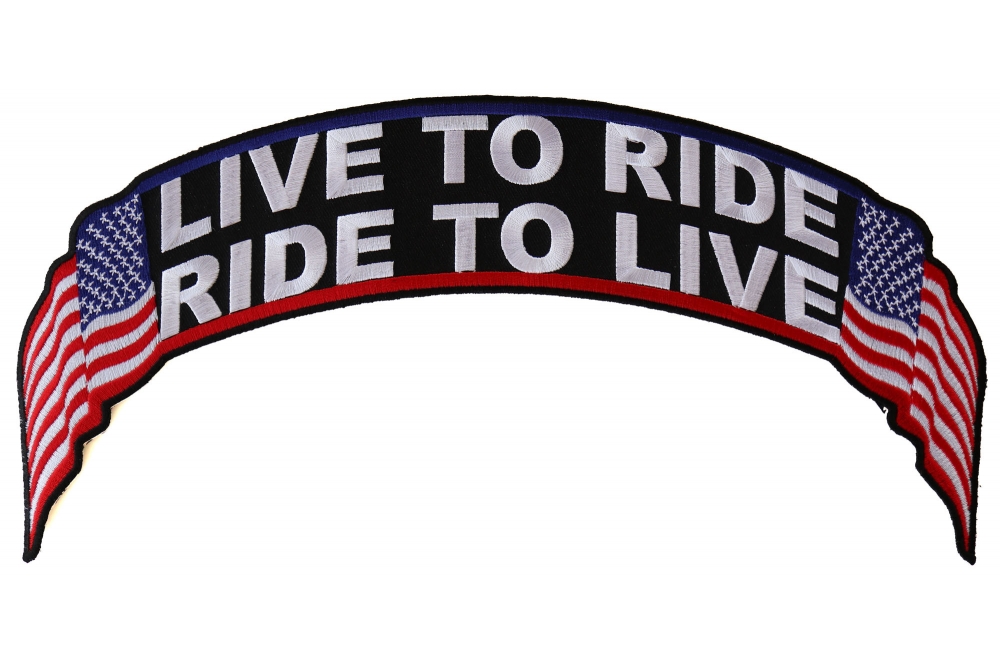 Harley-Davidson Live to Ride large back patch for jacket, vest