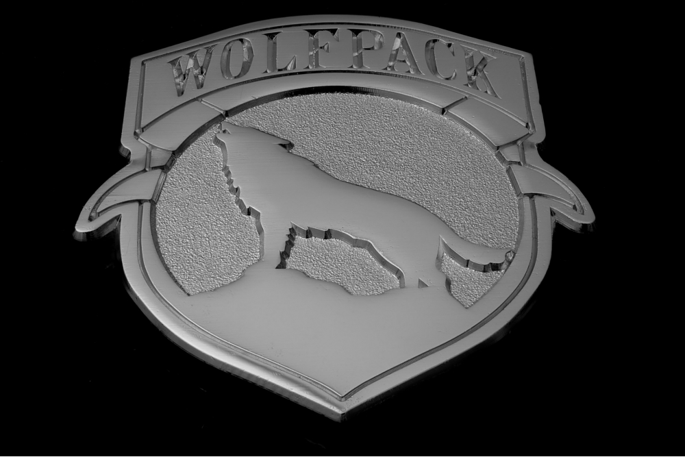 Wolfpack Biker Pin