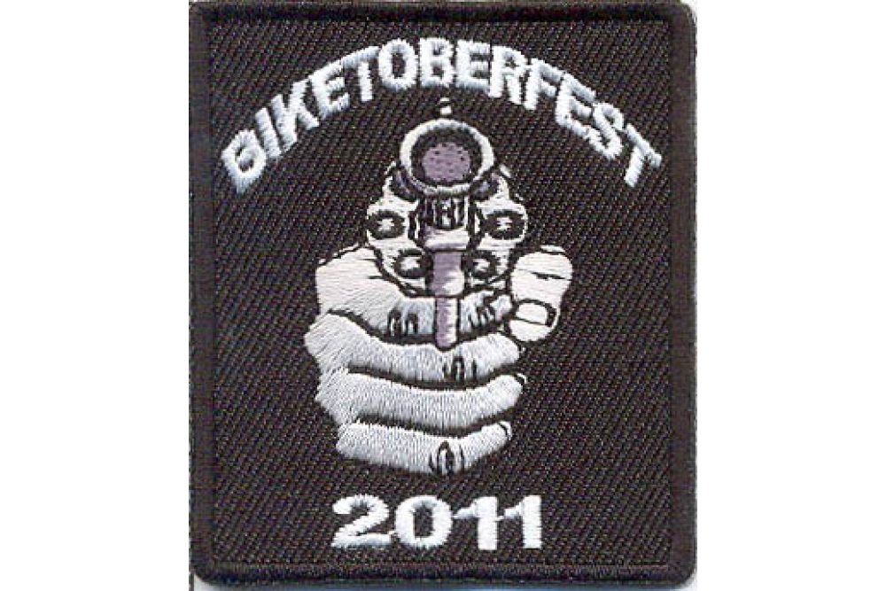 Biketoberfest 2011 Patch With Gun