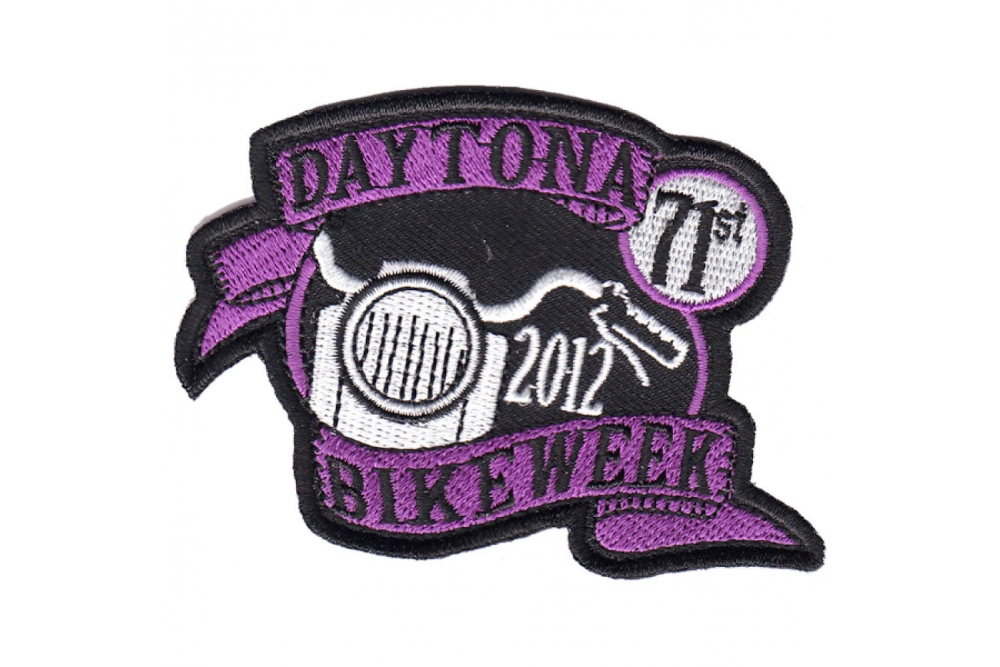 Daytona Bike Week 2012 Patch Purple