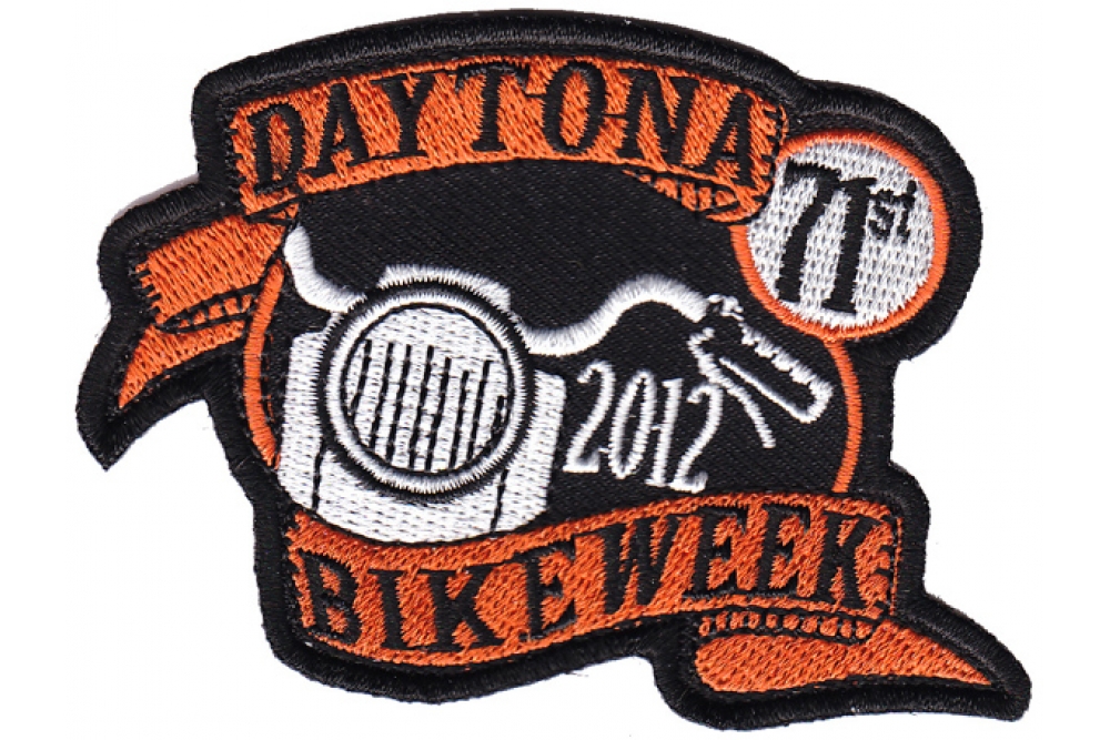 Daytona Bike Week 2012 Patch Orange